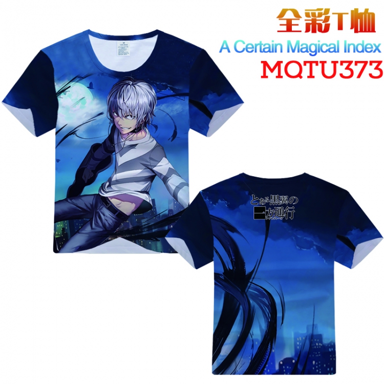 A Certain Magical Index Full color printed short-sleeved T-shirt S M L XL XXL XXXL MQTU373