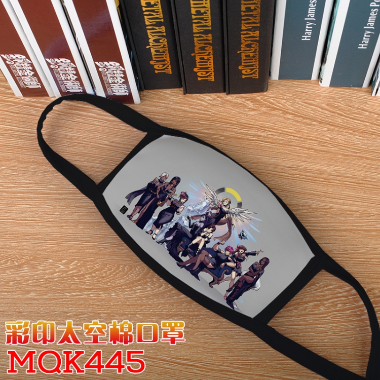Overwatch Color printing Space cotton Mask price for 5 pcs MQK445
