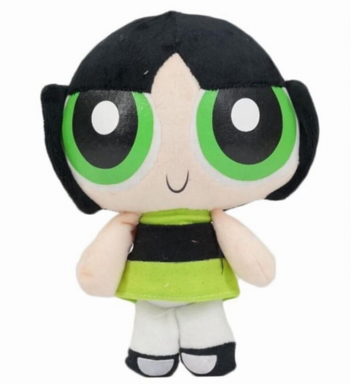 The Powerpuff Girls Buttercup Cartoon plush doll toy 20CM 90G