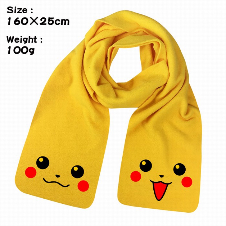 Pokemon Keep warm Plush Scarf Bib 160X25CM 100G Style B