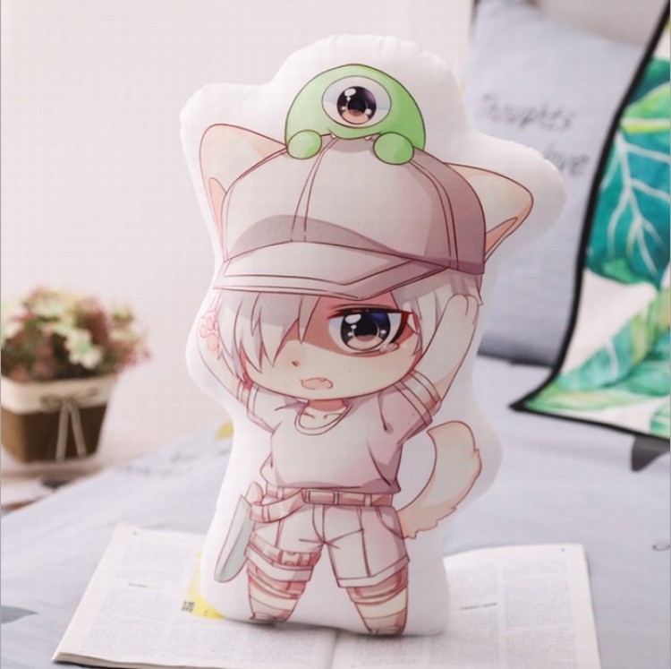 Working cell leukocyte Full-color Variety Shaped Pillow 50CM price for 3 pcs