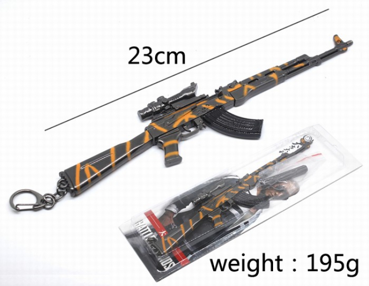 Playerunknowns Batt AK gun Keychain pendant 23CM 195G
