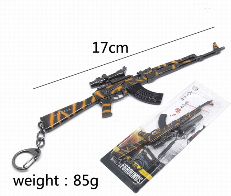 Playerunknowns Batt AK gun Keychain pendant 17CM 85G