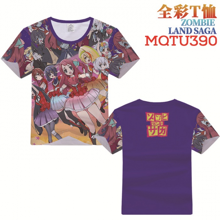 Zombie Land Saga Full Color Short Sleeve T-Shirt S M L XL XXL XXXL MQTU390