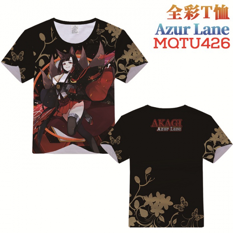 Azur Lane Full Color Short Sleeve T-Shirt S M L XL XXL XXXL MQTU426