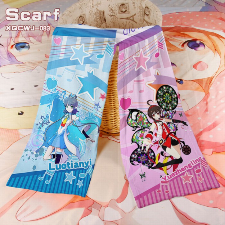 VOCALOID Full Color Mink cashmere Scarf XQCWJ-083