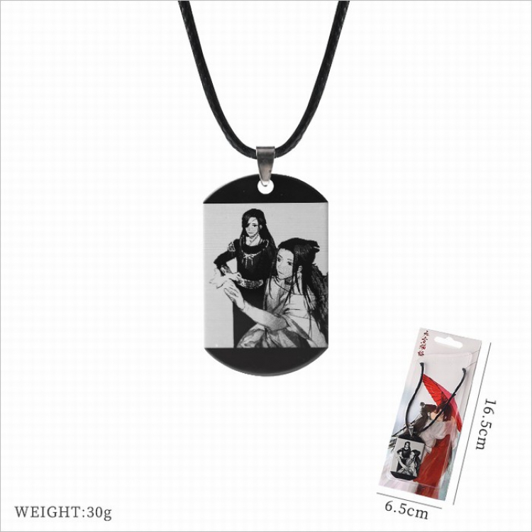 Heavenly Palace blessing Stainless steel black sling necklace price for 5 pcs style D