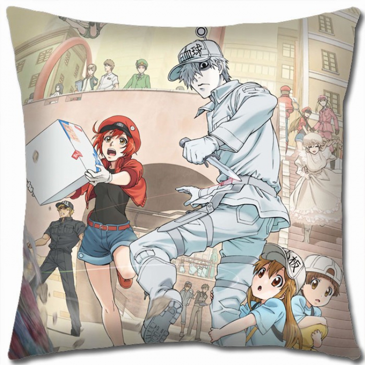 Working cell Double-sided full color pillow cushion 45X45CM G3-10 NO FILLING