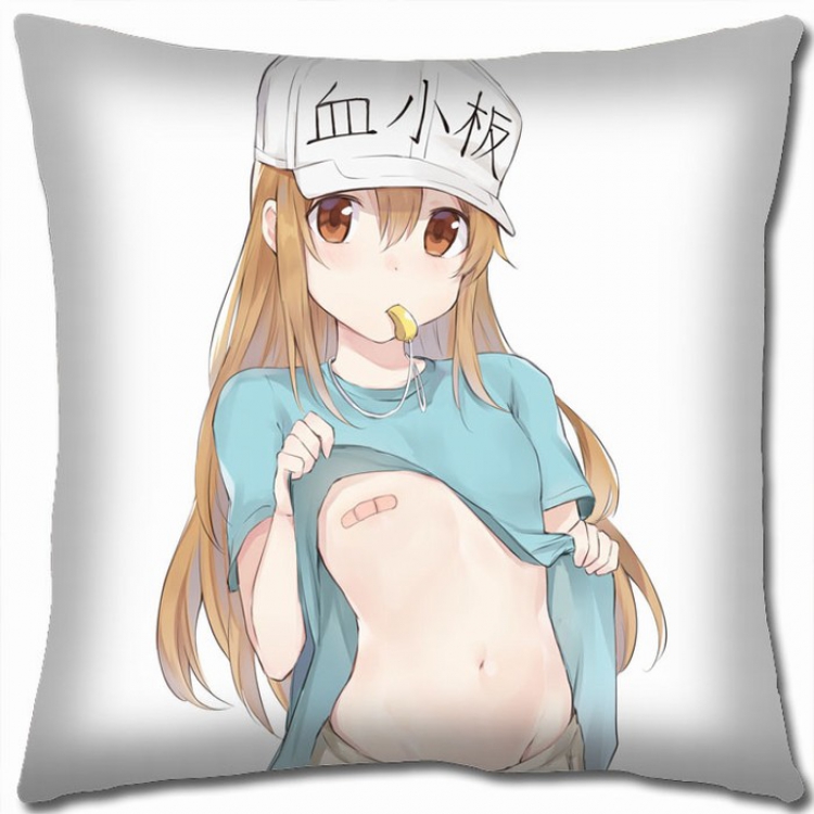 Working cell Double-sided full color pillow cushion 45X45CM G3-18 NO FILLING