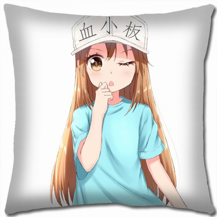 Working cell Double-sided full color pillow cushion 45X45CM G3-17 NO FILLING