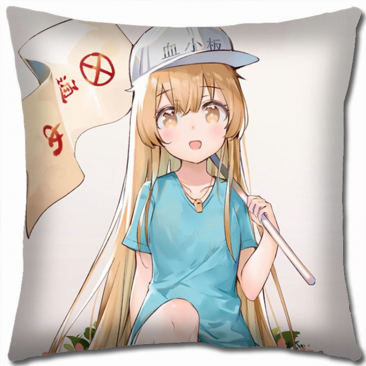 Working cell Double-sided full color pillow cushion 45X45CM G3-15 NO FILLING