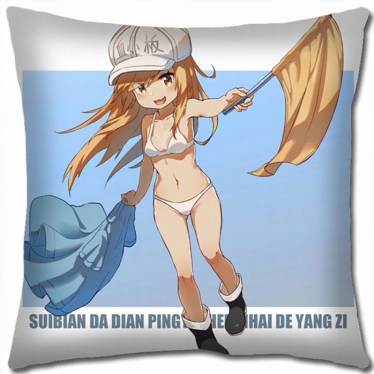 Working cell Double-sided full color pillow cushion 45X45CM G3-21 NO FILLING