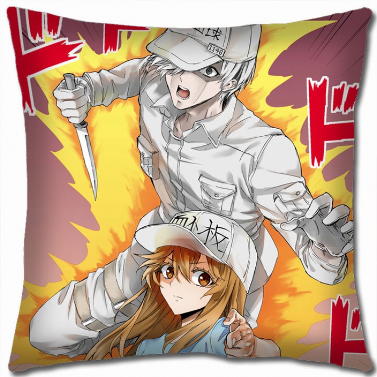 Working cell Double-sided full color pillow cushion 45X45CM G3-19 NO FILLING