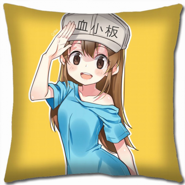 Working cell Double-sided full color pillow cushion 45X45CM G3-22 NO FILLING