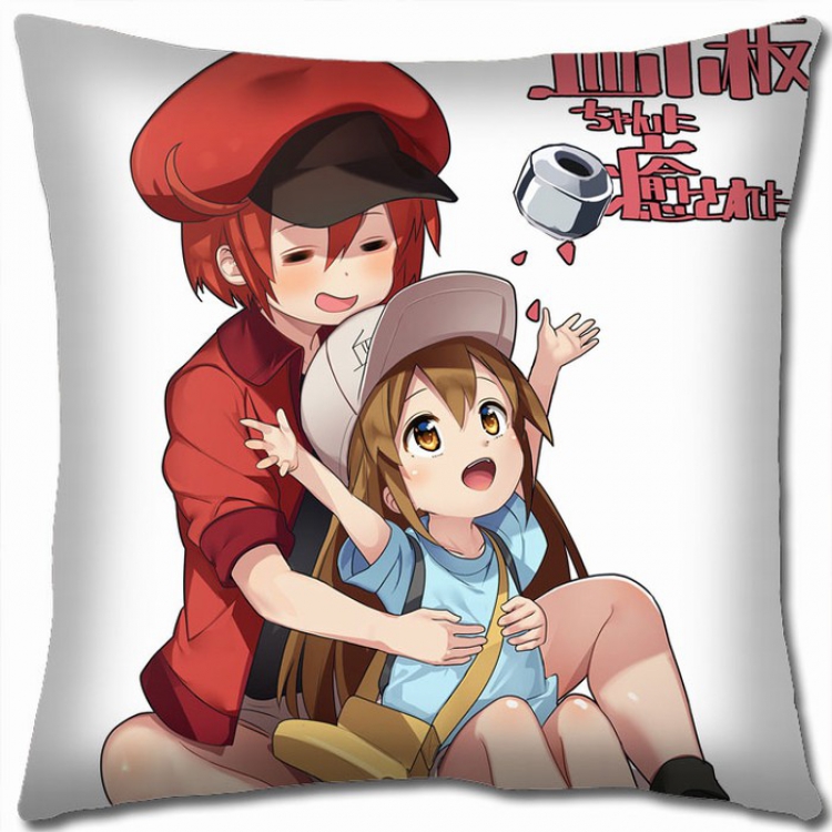 Working cell Double-sided full color pillow cushion 45X45CM G3-23 NO FILLING