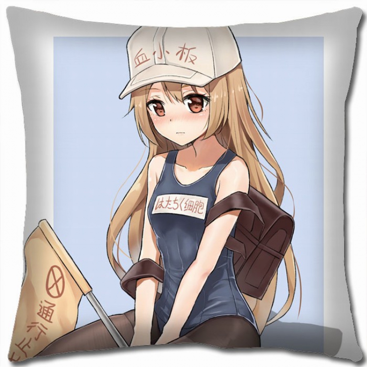 Working cell Double-sided full color pillow cushion 45X45CM G3-31 NO FILLING