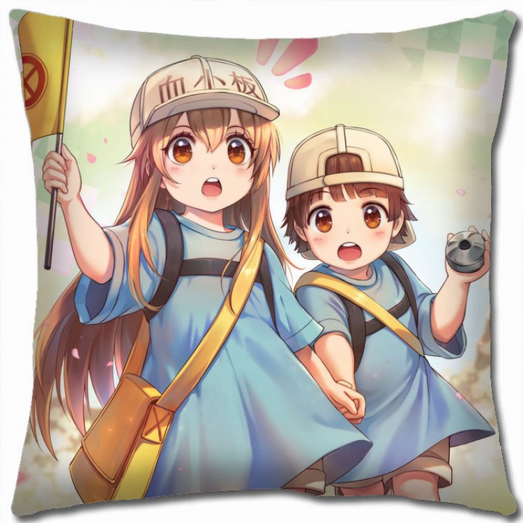 Working cell Double-sided full color pillow cushion 45X45CM G3-35 NO FILLING