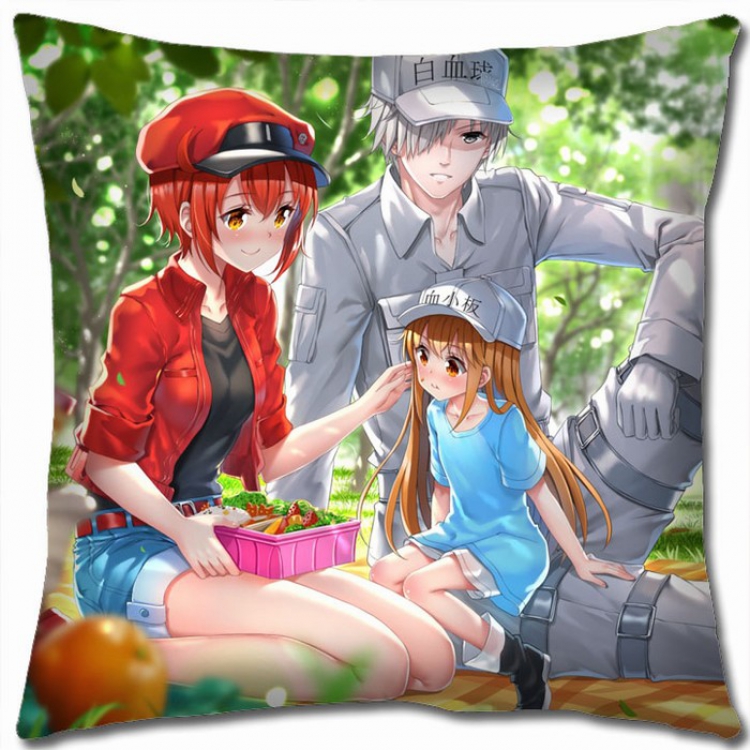 Working cell Double-sided full color pillow cushion 45X45CM G3-42 NO FILLING