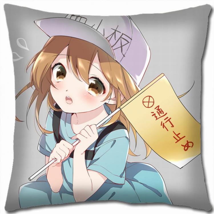 Working cell Double-sided full color pillow cushion 45X45CM G3-44 NO FILLING