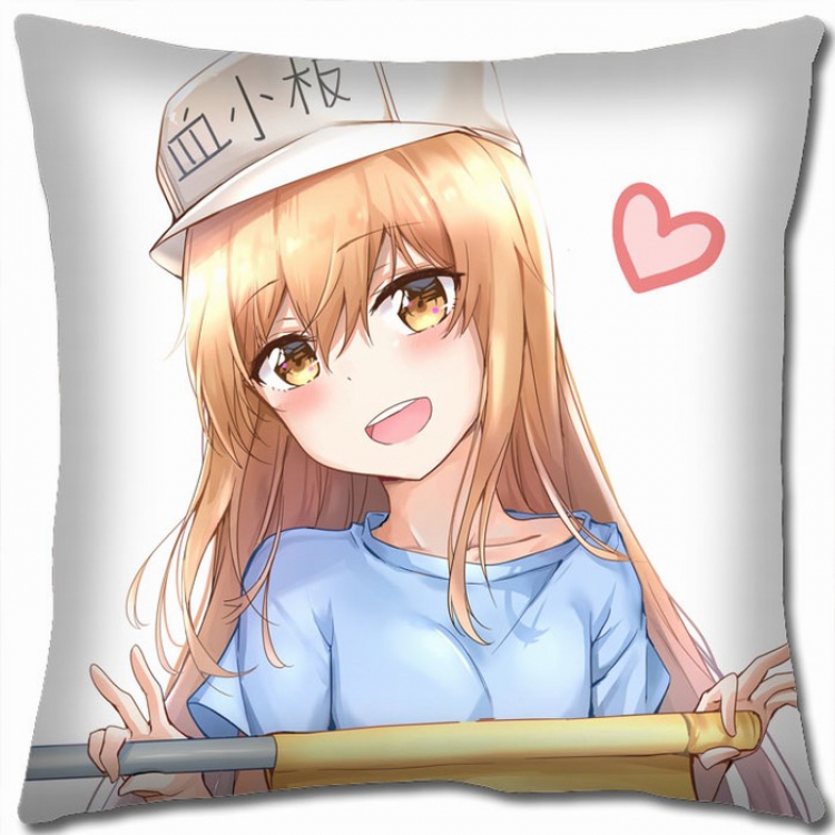 Working cell Double-sided full color pillow cushion 45X45CM G3-49 NO FILLING