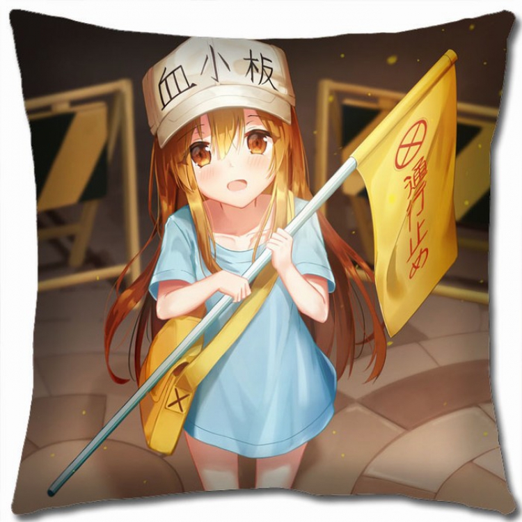 Working cell Double-sided full color pillow cushion 45X45CM G3-51 NO FILLING