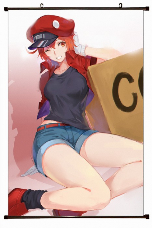 Working cell Plastic pole cloth painting Wall Scroll 60X90CM preorder 3 days G3-12 NO FILLING