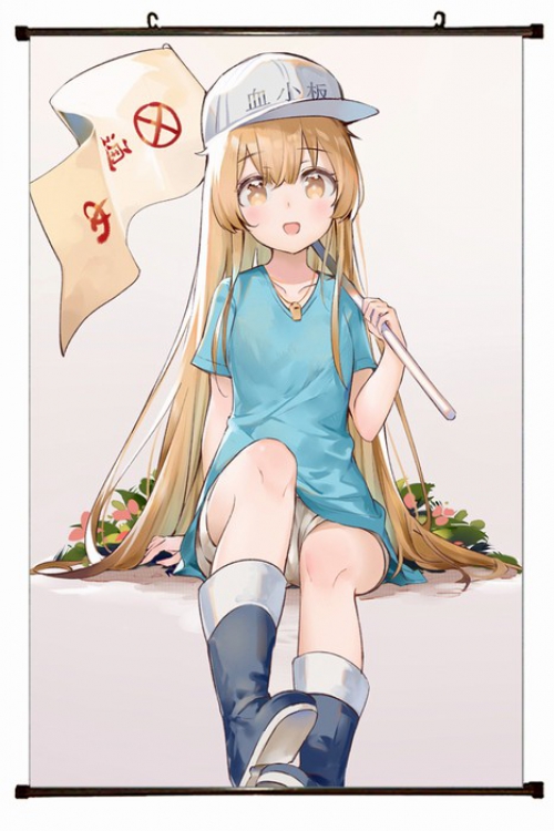 Working cell Plastic pole cloth painting Wall Scroll 60X90CM preorder 3 days G3-15 NO FILLING