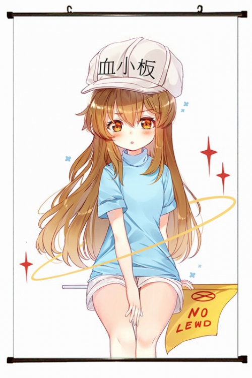 Working cell Plastic pole cloth painting Wall Scroll 60X90CM preorder 3 days G3-16 NO FILLING