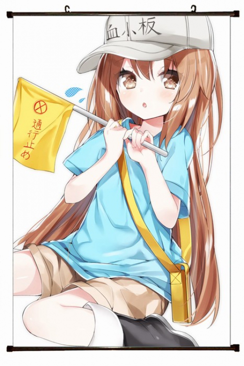 Working cell Plastic pole cloth painting Wall Scroll 60X90CM preorder 3 days G3-26 NO FILLING