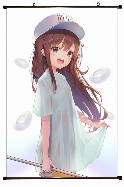 Working cell Plastic pole cloth painting Wall Scroll 60X90CM preorder 3 days G3-33 NO FILLING