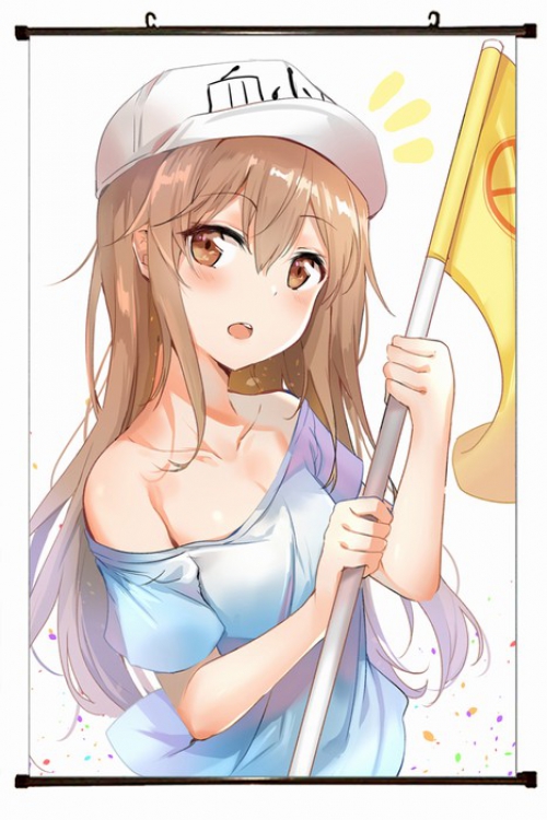 Working cell Plastic pole cloth painting Wall Scroll 60X90CM preorder 3 days G3-32 NO FILLING