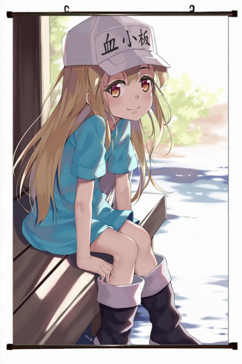 Working cell Plastic pole cloth painting Wall Scroll 60X90CM preorder 3 days G3-38 NO FILLING