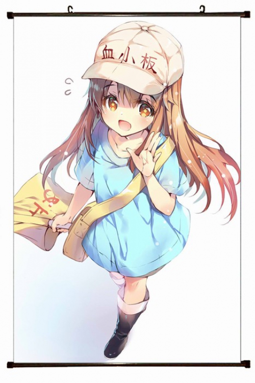 Working cell Plastic pole cloth painting Wall Scroll 60X90CM preorder 3 days G3-43 NO FILLING