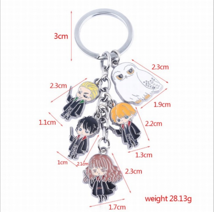 Harry Potter Metal keychain pendant price for 5 pcs K237-1
