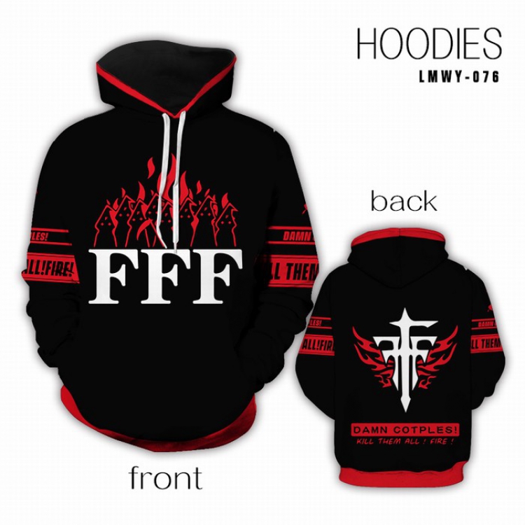 FFF Group Full Color Long sleeve Sweatshirt Hoodie preorder  2 days S M L XL XXL XXXL LMWY076