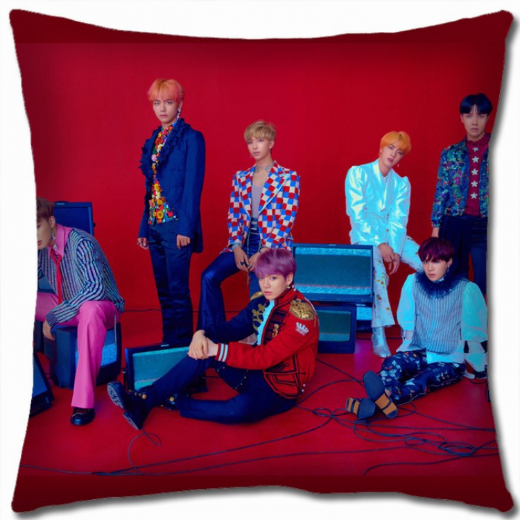 BTS Double-sided Full color Pillow Cushion 45X45CM BTS1-37 NO FILLING