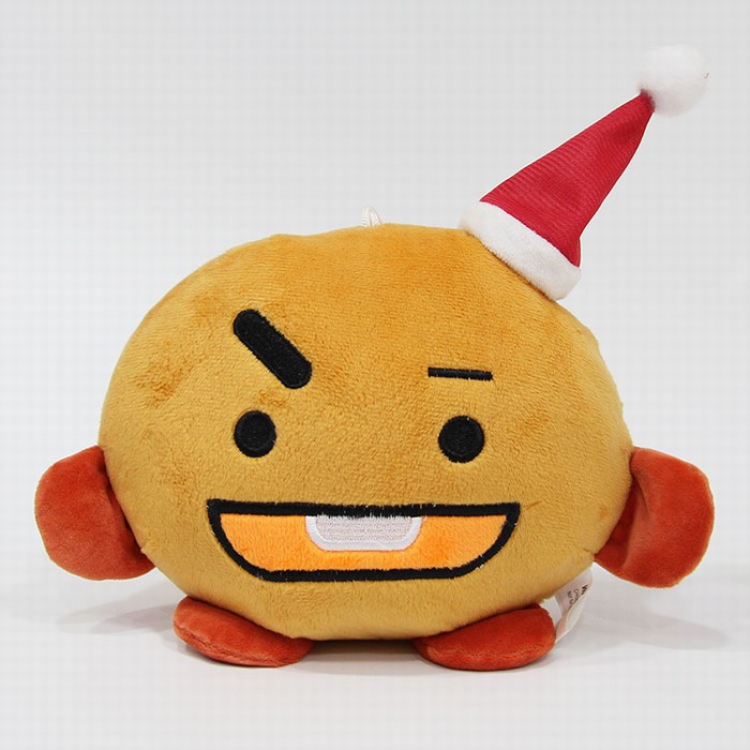 BTS BT21 Christmas Standing posture Plush toy cartoon doll 20CM 0.12KG Style A