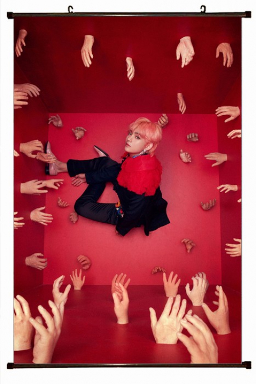 BTS Plastic pole cloth painting Wall Scroll 60X90CM preorder 3 days BTS-38 NO FILLING