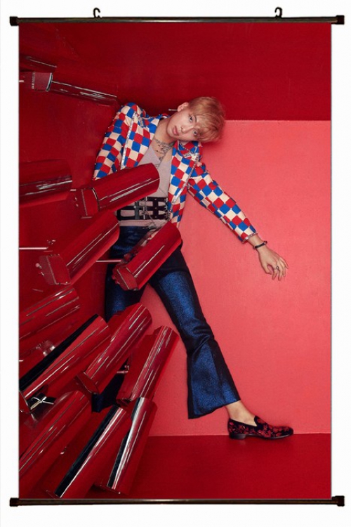 BTS Plastic pole cloth painting Wall Scroll 60X90CM preorder 3 days BTS-41 NO FILLING