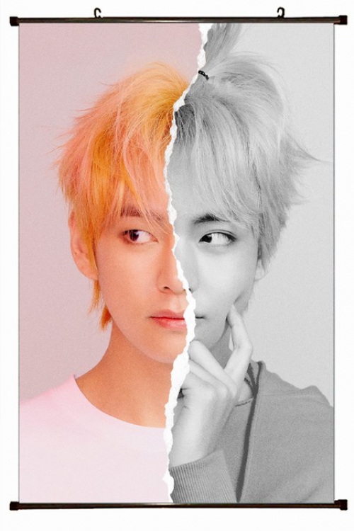 BTS Plastic pole cloth painting Wall Scroll 60X90CM preorder 3 days BTS-60 NO FILLING