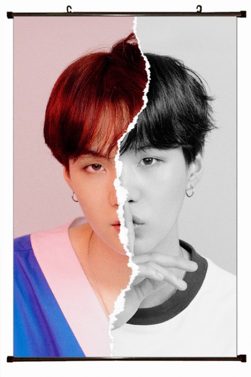 BTS Plastic pole cloth painting Wall Scroll 60X90CM preorder 3 days BTS-61 NO FILLING