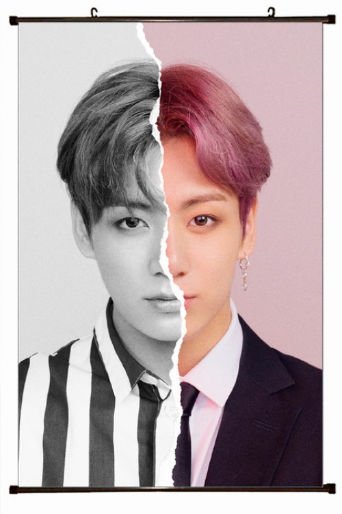 BTS Plastic pole cloth painting Wall Scroll 60X90CM preorder 3 days BTS-64 NO FILLING