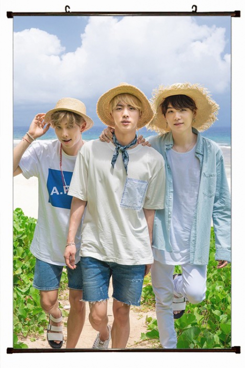 BTS Plastic pole cloth painting Wall Scroll 60X90CM preorder 3 days BTS-87 NO FILLING