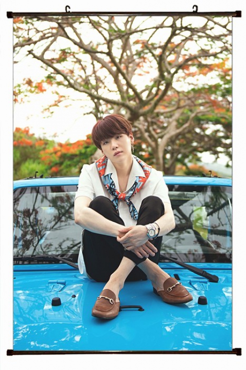 BTS Plastic pole cloth painting Wall Scroll 60X90CM preorder 3 days BTS-88 NO FILLING