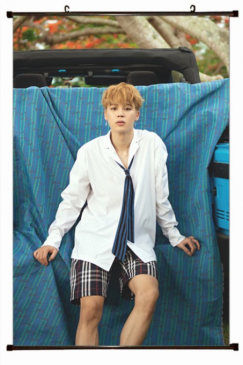 BTS Plastic pole cloth painting Wall Scroll 60X90CM preorder 3 days BTS-89 NO FILLING