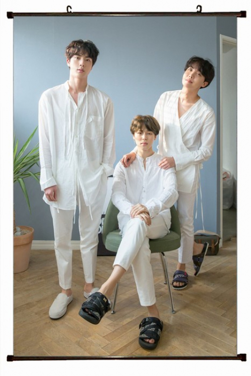 BTS Plastic pole cloth painting Wall Scroll 60X90CM preorder 3 days BTS-110 NO FILLING