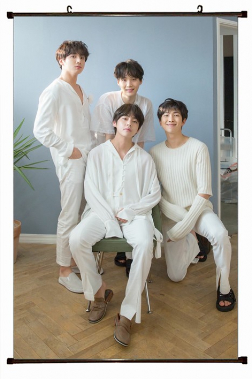 BTS Plastic pole cloth painting Wall Scroll 60X90CM preorder 3 days BTS-111 NO FILLING