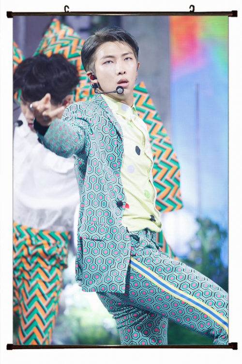 BTS Plastic pole cloth painting Wall Scroll 60X90CM preorder 3 days BTS-121 NO FILLING