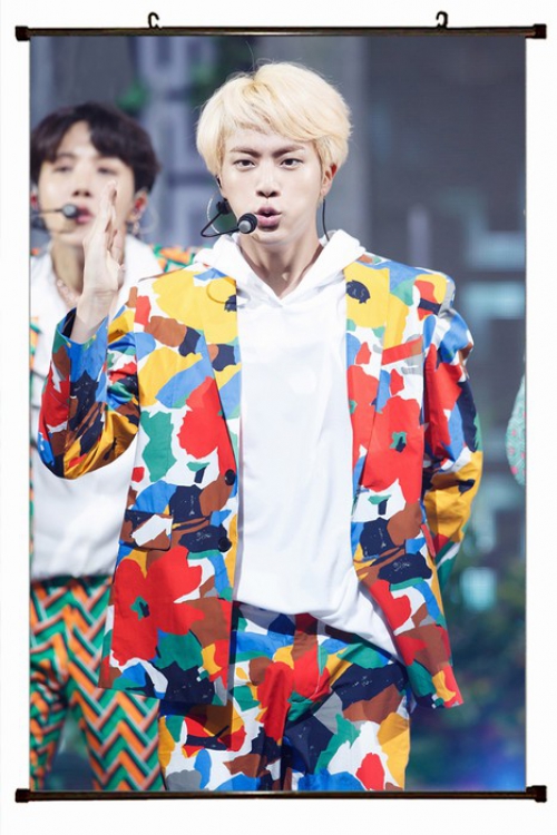 BTS Plastic pole cloth painting Wall Scroll 60X90CM preorder 3 days BTS-119 NO FILLING