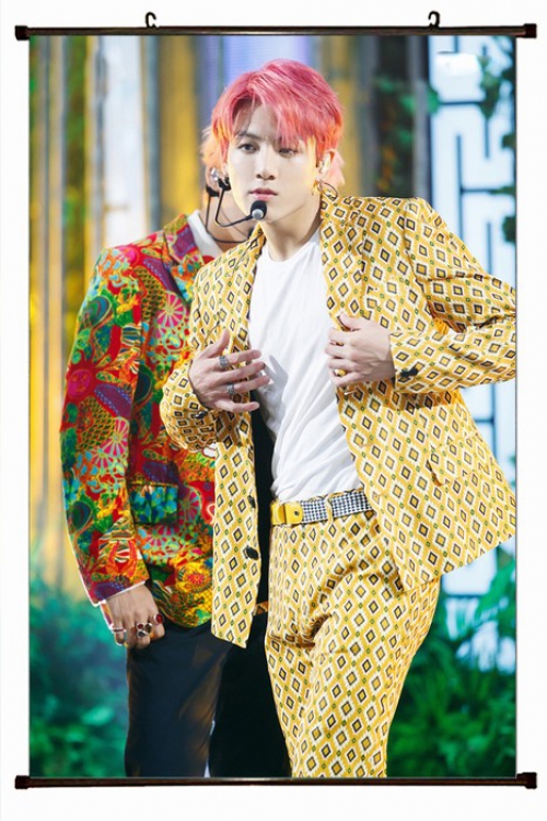 BTS Plastic pole cloth painting Wall Scroll 60X90CM preorder 3 days BTS-135 NO FILLING